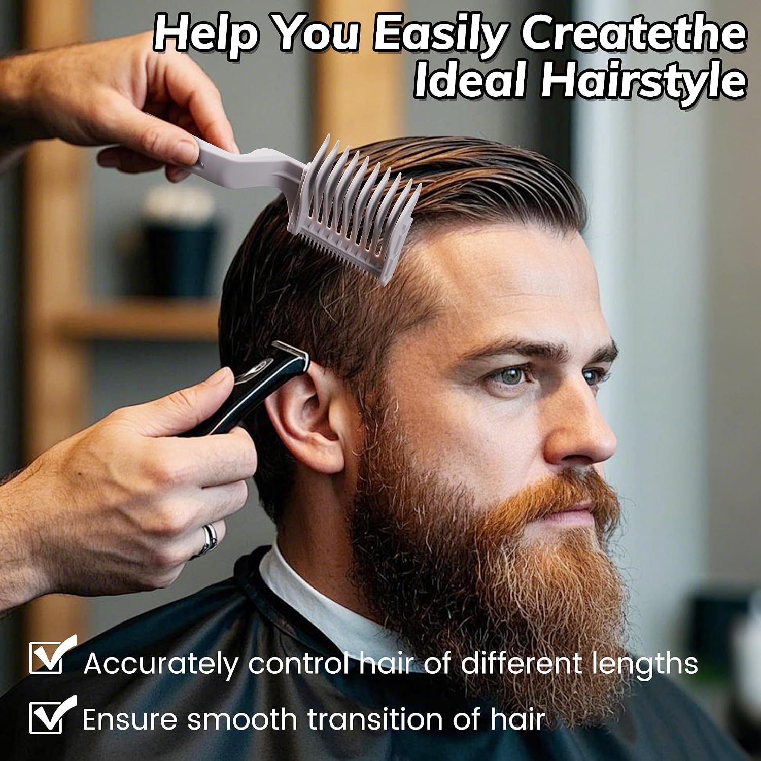 4-in-1 Detachable Fade Comb Set - Image 5