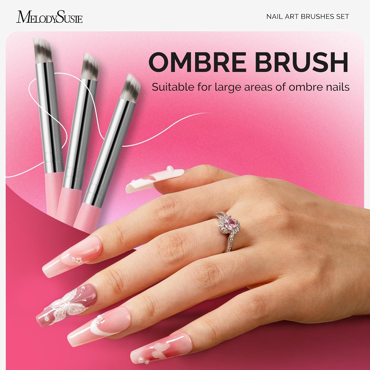 MelodySusie 6Pcs Ombre Nail Brushes - Image 3