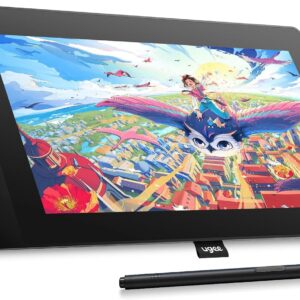 UGEE 15.4 inch Drawing Tablet with Screen,143% sRGB UE16 Computer Graphics Tablet with Full-Laminated Screen 8+1 Hot Keys 16K Level Pressure Battery-Free Stylus,Drawing Pad for PC/Windows/Mac/Android